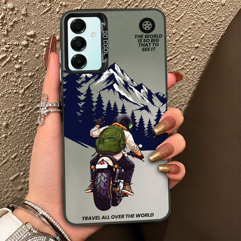 Samsung Galaxy A16 5G Cover - Beyond The Asphalt Series - Lightweight Frosted Pearl Finish Anti-Fingerprint Shockproof Soft Borders Case