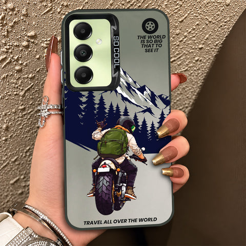 Samsung Galaxy F14 4G Cover - Beyond The Asphalt Series - Lightweight Frosted Pearl Finish Anti-Fingerprint Shockproof Soft Borders Case