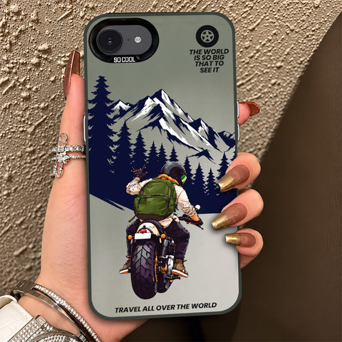 iPhone 17e Cover - Beyond The Asphalt Series - Lightweight Frosted Pearl Finish Anti-Fingerprint Shockproof Soft Borders Case
