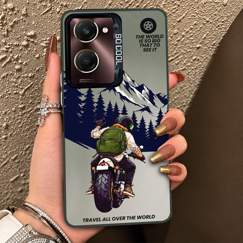 vivo Z5 Cover - Beyond The Asphalt Series - Lightweight Frosted Pearl Finish Anti-Fingerprint Shockproof Soft Borders Case