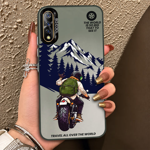 vivo iQOO Neo Cover - Beyond The Asphalt Series - Lightweight Frosted Pearl Finish Anti-Fingerprint Shockproof Soft Borders Case