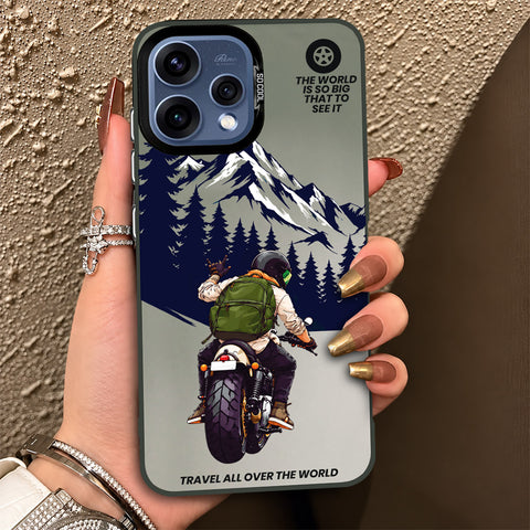 Oppo Reno 15c Cover - Beyond The Asphalt Series - Lightweight Frosted Pearl Finish Anti-Fingerprint Shockproof Soft Borders Case