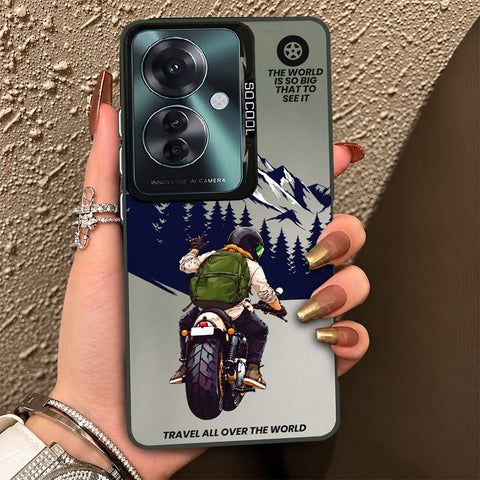 Oppo Reno 11F 5G Cover - Beyond The Asphalt Series - Lightweight Frosted Pearl Finish Anti-Fingerprint Shockproof Soft Borders Case