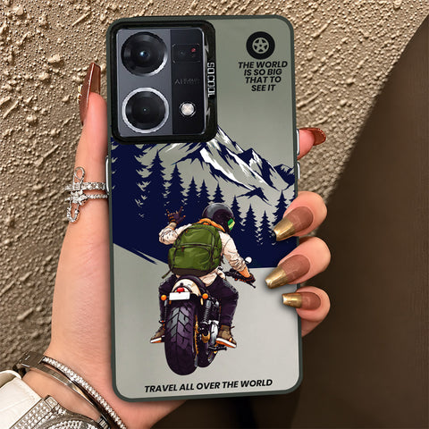 Oppo F21 Pro 4G Cover - Beyond The Asphalt Series - Lightweight Frosted Pearl Finish Anti-Fingerprint Shockproof Soft Borders Case