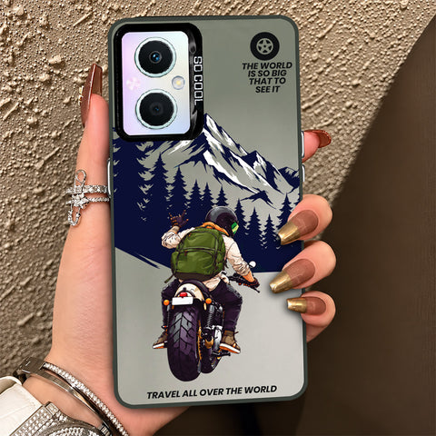 Oppo Reno 7 Lite Cover - Beyond The Asphalt Series - Lightweight Frosted Pearl Finish Anti-Fingerprint Shockproof Soft Borders Case