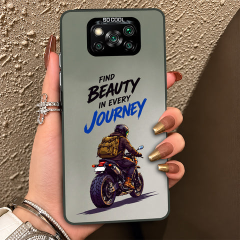 Xiaomi Poco X3 Cover - Beyond The Asphalt Series - Lightweight Frosted Pearl Finish Anti-Fingerprint Shockproof Soft Borders Case