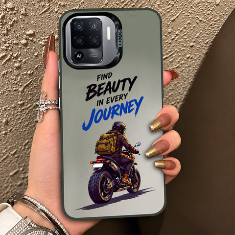 Oppo Reno 5 Lite Cover - Beyond The Asphalt Series - Lightweight Frosted Pearl Finish Anti-Fingerprint Shockproof Soft Borders Case
