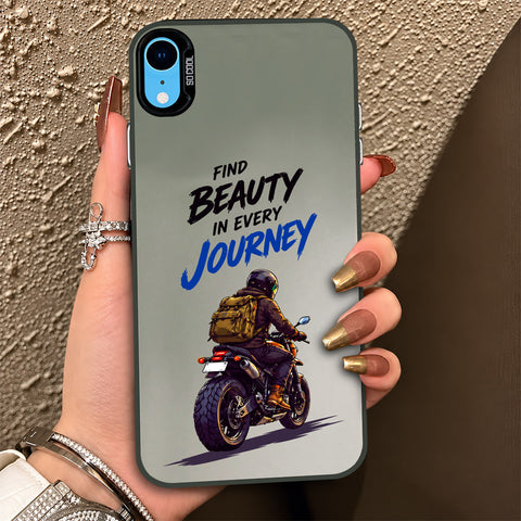 iPhone XR Cover - Beyond The Asphalt Series - Lightweight Frosted Pearl Finish Anti-Fingerprint Shockproof Soft Borders Case
