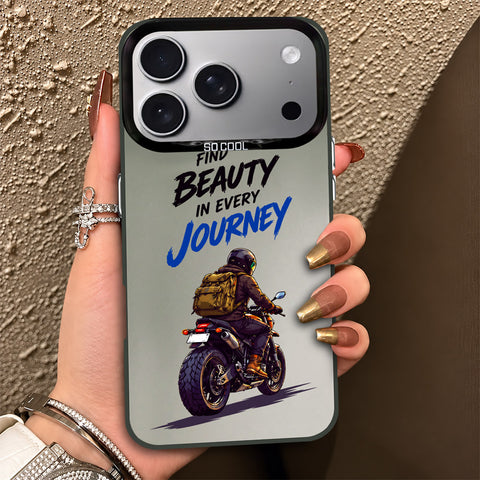 iPhone 17 Pro Max Cover - Beyond The Asphalt Series - Lightweight Frosted Pearl Finish Anti-Fingerprint Shockproof Soft Borders Case