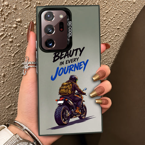 Samsung Galaxy Note 20 Ultra Cover - Beyond The Asphalt Series - Lightweight Frosted Pearl Finish Anti-Fingerprint Shockproof Soft Borders Case