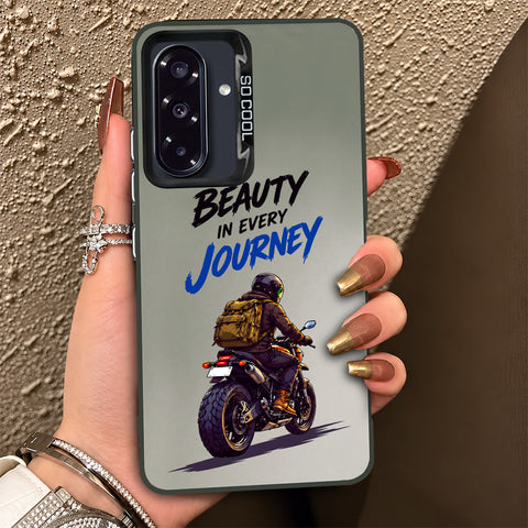 Samsung Galaxy A36 Cover - Beyond The Asphalt Series - Lightweight Frosted Pearl Finish Anti-Fingerprint Shockproof Soft Borders Case