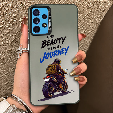 Samsung Galaxy A52 Cover - Beyond The Asphalt Series - Lightweight Frosted Pearl Finish Anti-Fingerprint Shockproof Soft Borders Case
