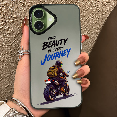iPhone 17 Cover - Beyond The Asphalt Series - Lightweight Frosted Pearl Finish Anti-Fingerprint Shockproof Soft Borders Case