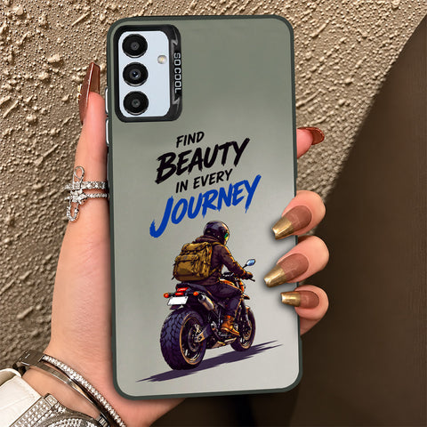Samsung Galaxy A13 5G Cover - Beyond The Asphalt Series - Lightweight Frosted Pearl Finish Anti-Fingerprint Shockproof Soft Borders Case