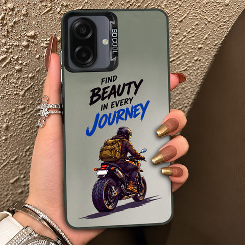 Samsung Galaxy M07 Cover - Beyond The Asphalt Series - Lightweight Frosted Pearl Finish Anti-Fingerprint Shockproof Soft Borders Case