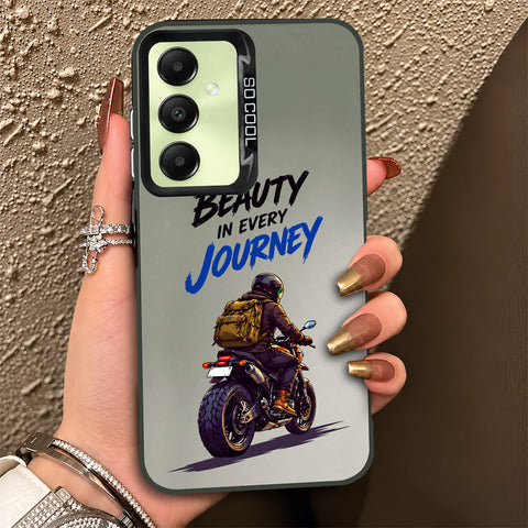 Samsung Galaxy F14 4G Cover - Beyond The Asphalt Series - Lightweight Frosted Pearl Finish Anti-Fingerprint Shockproof Soft Borders Case