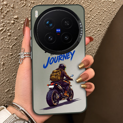 Vivo X300 Pro Cover - Beyond The Asphalt Series - Lightweight Frosted Pearl Finish Anti-Fingerprint Shockproof Soft Borders Case