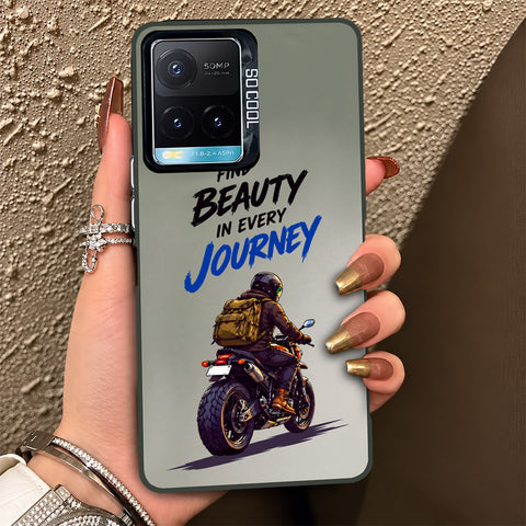 Vivo Y21a Cover - Beyond The Asphalt Series - Lightweight Frosted Pearl Finish Anti-Fingerprint Shockproof Soft Borders Case