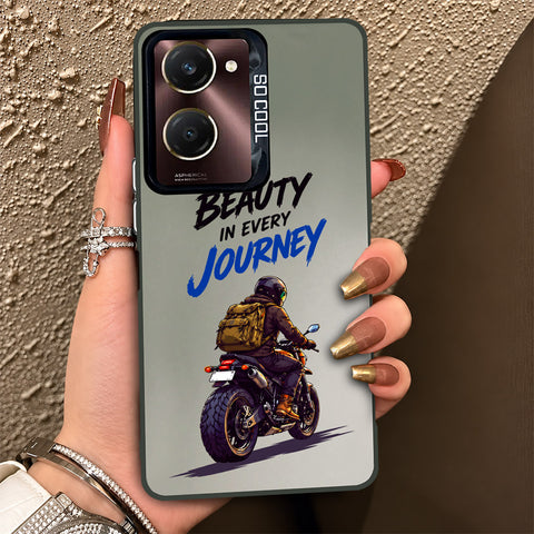 vivo Z5 Cover - Beyond The Asphalt Series - Lightweight Frosted Pearl Finish Anti-Fingerprint Shockproof Soft Borders Case
