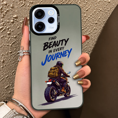 Oppo Reno 15F Cover - Beyond The Asphalt Series - Lightweight Frosted Pearl Finish Anti-Fingerprint Shockproof Soft Borders Case