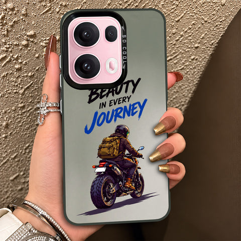 Oppo Reno 13 Pro Cover - Beyond The Asphalt Series - Lightweight Frosted Pearl Finish Anti-Fingerprint Shockproof Soft Borders Case