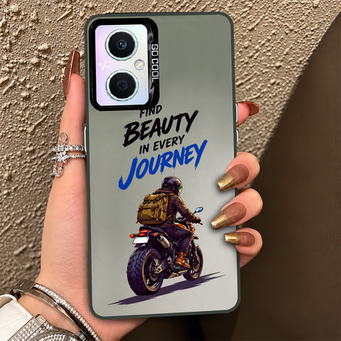 Oppo Reno 7 Lite Cover - Beyond The Asphalt Series - Lightweight Frosted Pearl Finish Anti-Fingerprint Shockproof Soft Borders Case