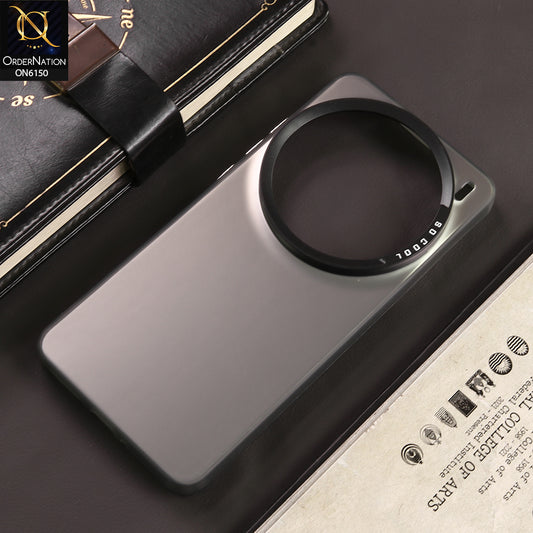 Vivo X200 Pro Cover - Gray - New Luxury Matte Metallic Bumper Case With Soft Borderes Protection