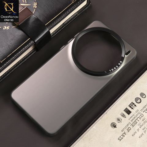Vivo X200 Pro Cover - Gray - New Luxury Matte Metallic Bumper Case With Soft Borderes Protection