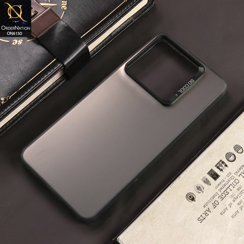 Xiaomi 13T Cover - Gray - New Luxury Matte Metallic Bumper Case With Soft Borderes Protection