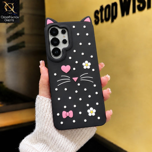 Samsung Galaxy S26 Ultra Cover - Black - Premium 3D Soft Silicone Phone Case with Raised Camera Protection & Shockproof Design