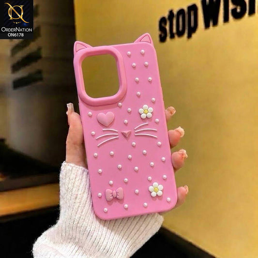 Vivo Y60 5G Cover - Pink - Premium 3D Soft Silicone Phone Case with Raised Camera Protection & Shockproof Design