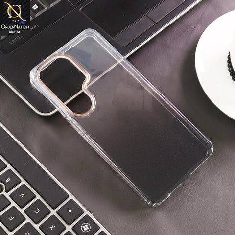 Samsung Galaxy S26 Ultra Cover - Black -  Luxury Sparkle Glitter Gradient Phone Case with Electroplated Cover Protection Frame