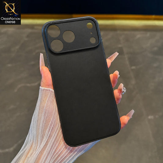iPhone 17 Pro Max Cover - Black - Frosted Protective Phone Case with Precision Camera Cutouts