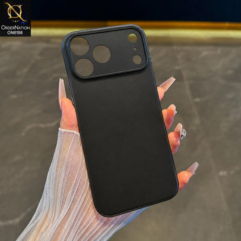 iPhone 17 Pro Max Cover - Black - Frosted Protective Phone Case with Precision Camera Cutouts
