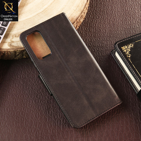 Xiaomi Redmi Note 11 4G Cover - Black - Luxury Premium Leather Megantic Flip Book Covers With Card Holding Option
