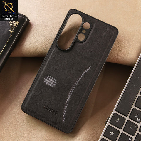 Tecno Camon 50 4G Cover - Black - New Elegant Wave Design Protective Phone Cover