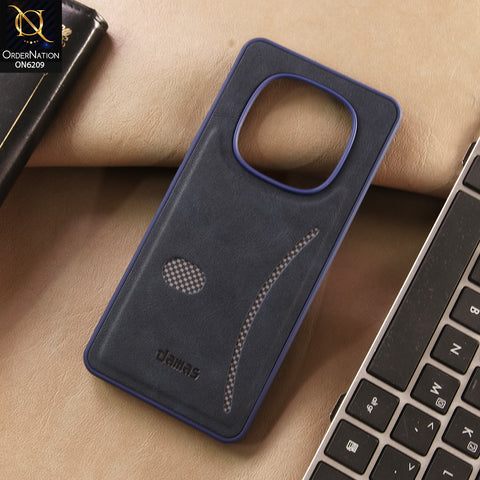 Oppo A6 Pro 4G Cover - Blue - New Elegant Wave Design Protective Phone Cover