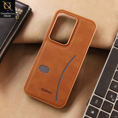 Xiaomi Redmi 15 4G Cover - Brown - New Elegant Wave Design Protective Phone Cover