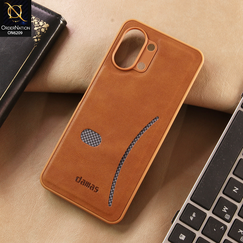 Tecno Spark Go 3 Cover - Brown - New Elegant Wave Design Protective Phone Cover