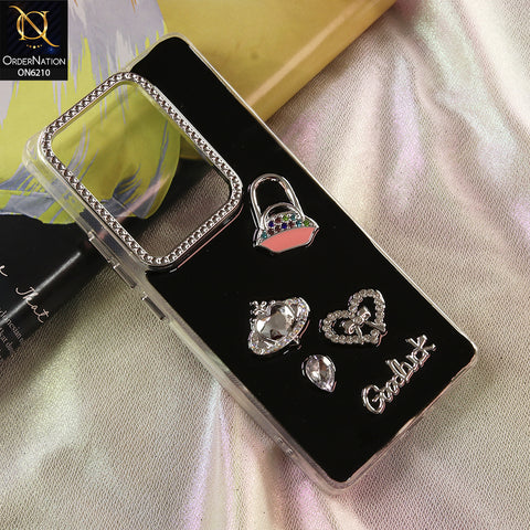 Infinix Note 50 4G Cover - Black - Luxury Rhinestone Phone Case –  Glitter Crystal Embellished Protective Cover