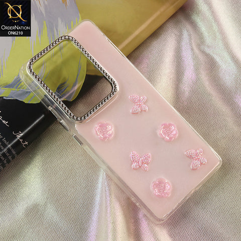 Infinix Note 50 4G Cover - Pink - Luxury Rhinestone Phone Case –  Glitter Crystal Embellished Protective Cover