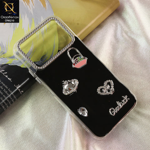 Infinix Note 60 Cover - Black - Luxury Rhinestone Phone Case –  Glitter Crystal Embellished Protective Cover