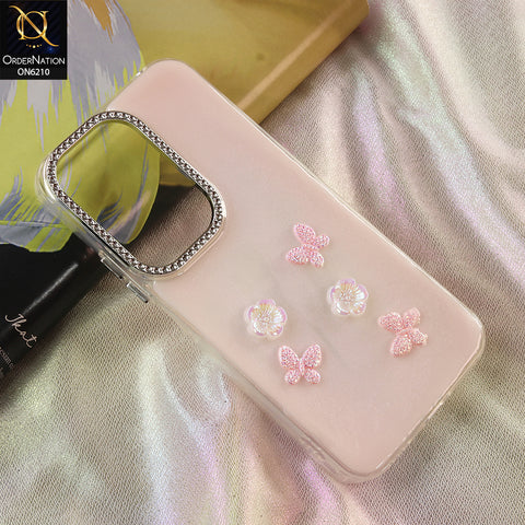Realme C85 Pro Cover - Pink - Luxury Rhinestone Phone Case –  Glitter Crystal Embellished Protective Cover