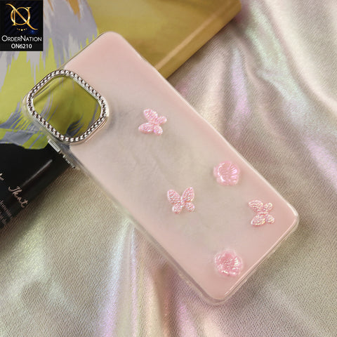 Samsung Galaxy M07 Cover - Pink - Luxury Rhinestone Phone Case –  Glitter Crystal Embellished Protective Cover