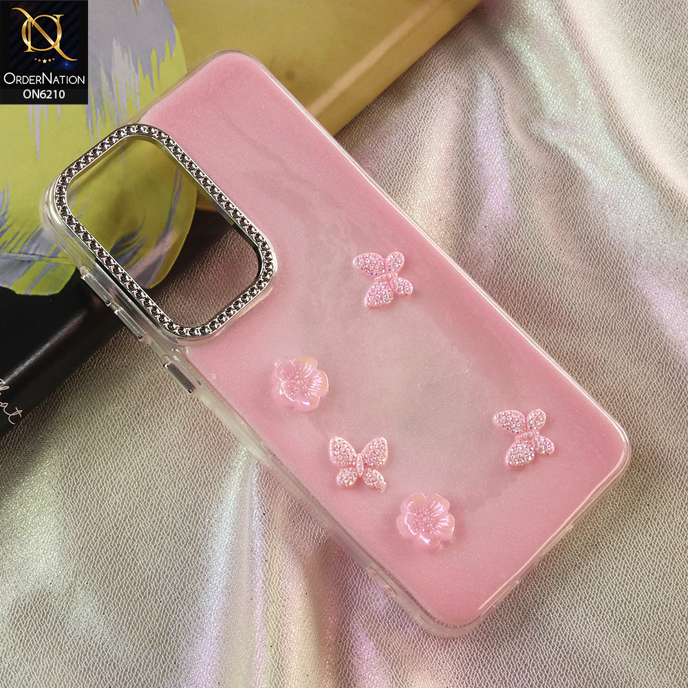 Samsung Galaxy M17 Cover - Pink - Luxury Rhinestone Phone Case –  Glitter Crystal Embellished Protective Cover