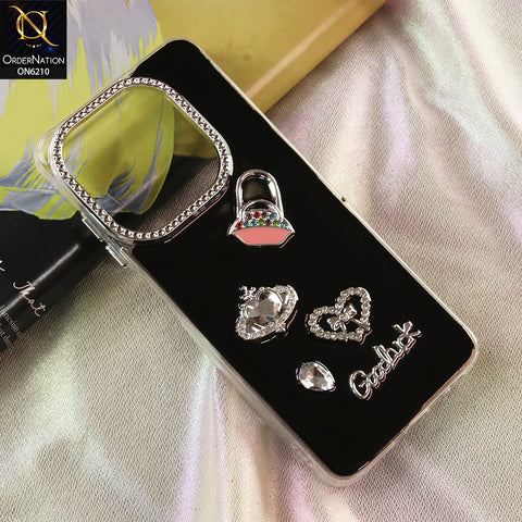 Tecno Pop 8 Cover - Black - Luxury Rhinestone Phone Case –  Glitter Crystal Embellished Protective Cover