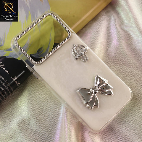 Tecno Spark 50 4G Cover - White - Luxury Rhinestone Phone Case –  Glitter Crystal Embellished Protective Cover