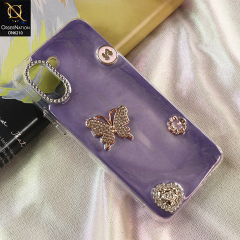Tecno Spark Go 3 Cover - Purple - Luxury Rhinestone Phone Case –  Glitter Crystal Embellished Protective Cover