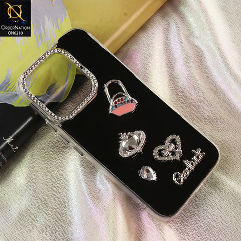 Vivo S50t Cover - Black - Luxury Rhinestone Phone Case –  Glitter Crystal Embellished Protective Cover