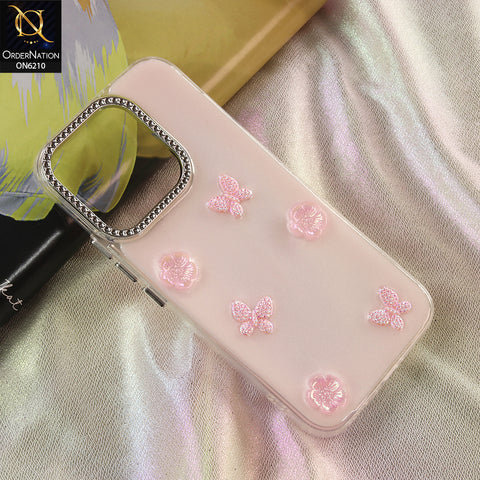 Vivo V70 Cover - Pink - Luxury Rhinestone Phone Case –  Glitter Crystal Embellished Protective Cover